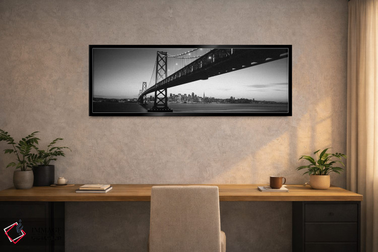 تابلو دکوراتیو Bay Bridge, San Francisco Bay, San Francisco, Californi… اثر پانورامیک ایمجز - D2B