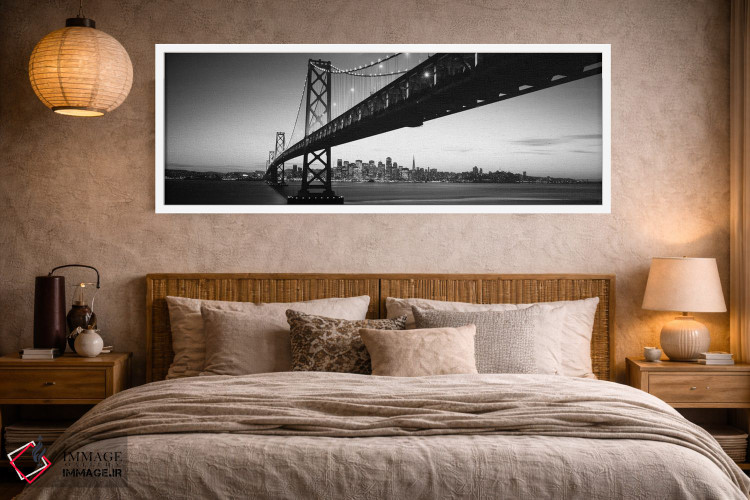 تابلو دکوراتیو Bay Bridge, San Francisco Bay, San Francisco, Californi… اثر پانورامیک ایمجز - D4W