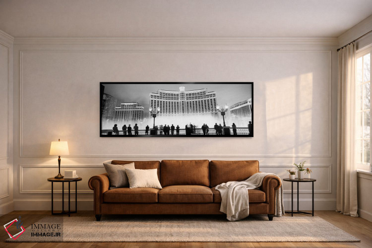 تابلو دکوراتیو Bellagio Resort And Casino, The Strip, Las Vegas, Nevad… اثر پانورامیک ایمجز - D6B