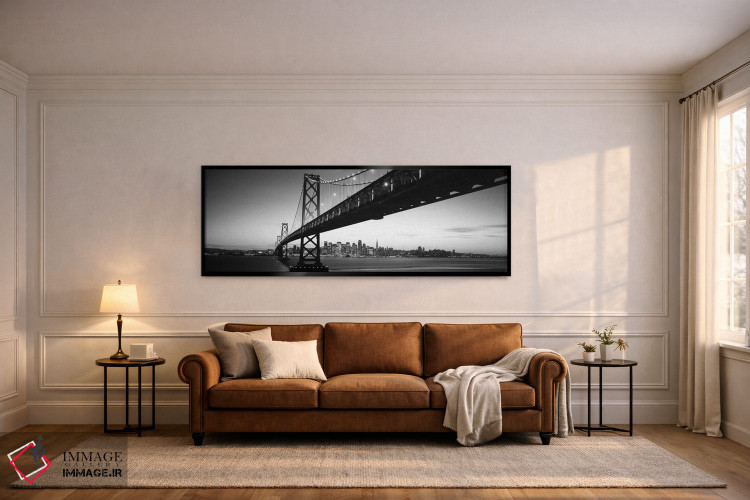 تابلو دکوراتیو Bay Bridge, San Francisco Bay, San Francisco, Californi… اثر پانورامیک ایمجز - D6B