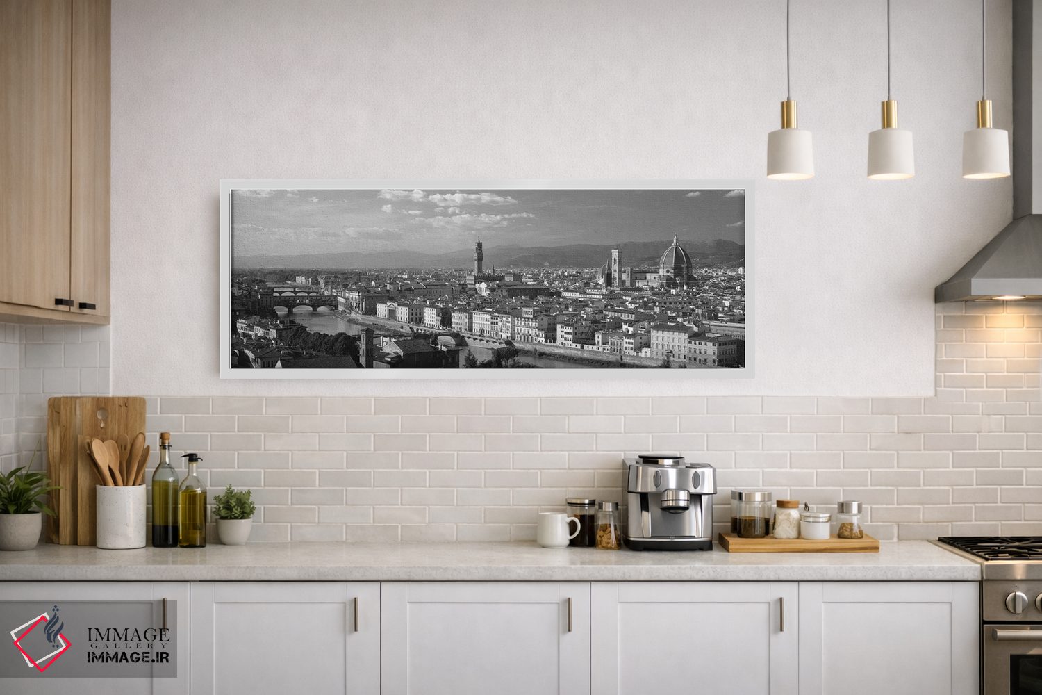 تابلو دکوراتیو فلورانس، ایتالیا اثر پانورامیک ایمجز - D1W