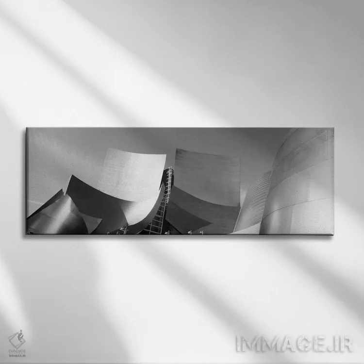 تابلو دکوراتیو تالار کنسرت والت دیزنی، لس آنجلس، کالیفرنیا، ایالات متح… اثر پانورامیک ایمجز - نمای روبهرو روی دیوار