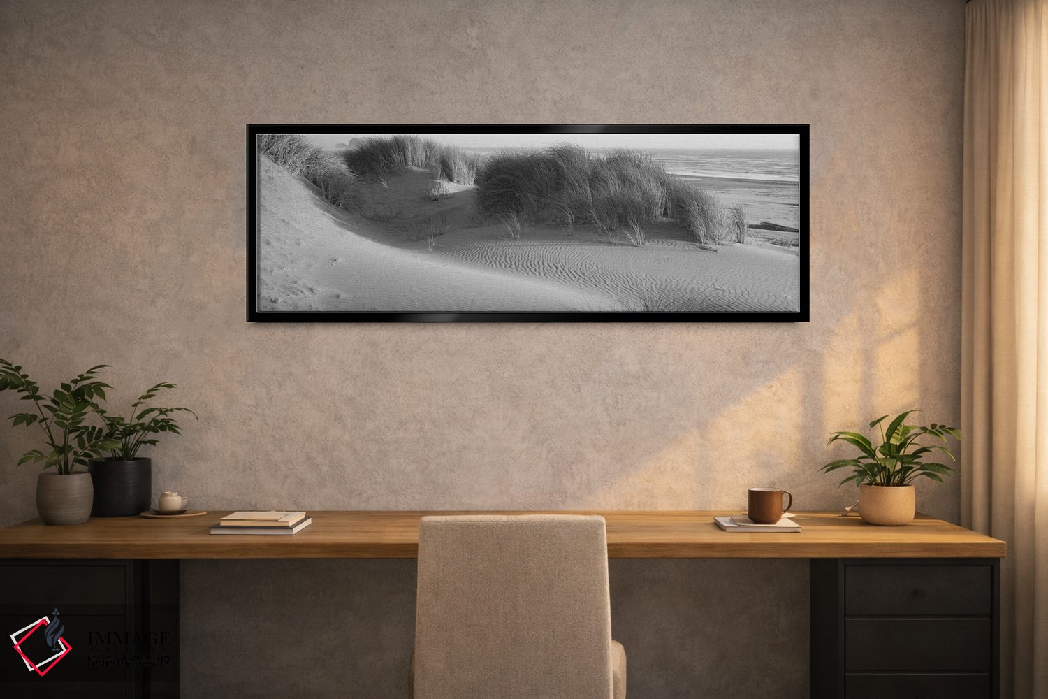 تابلو دکوراتیو چمن روی ساحل، اقیانوس آرام، منطقه طبیعی باندون استیت، ب… اثر پانورامیک ایمجز - D1B