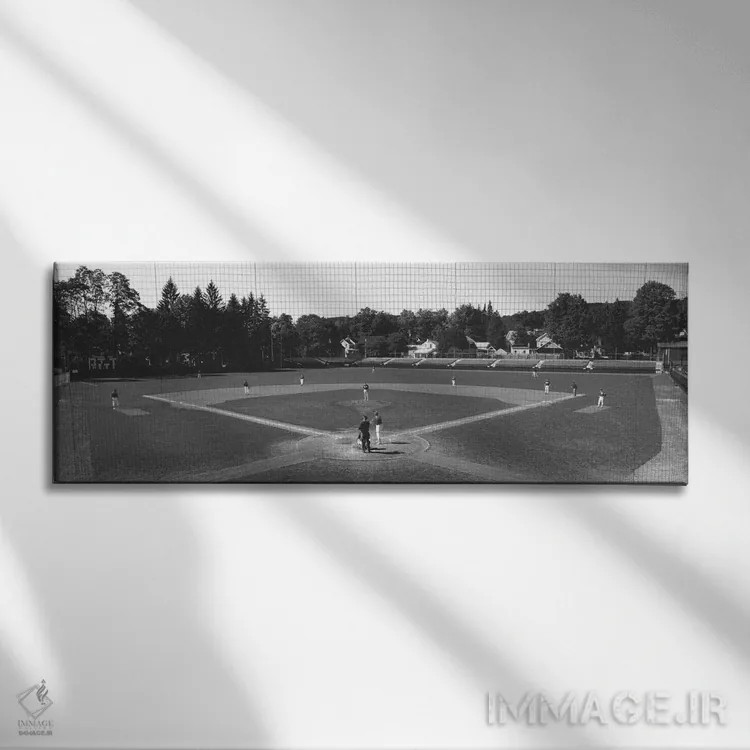 تابلو دکوراتیو میدان داوبل دی، کوپرستاون، نیویورک، ایالات متحده آمریکا اثر پانورامیک ایمجز - نمای روبهرو روی دیوار