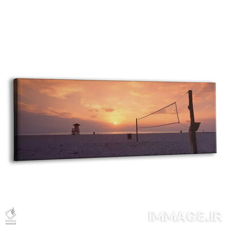 تابلو دکوراتیو غروب خورشید بر فراز ساحل، خلیج مکزیک، ساحل ونیز، ونیز… اثر پانورامیک ایمجز - نمای پرسپکتیو محصول