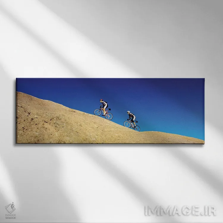 تابلو دکوراتیو مسیر دوچرخه سواری سنگ صاف، ایالات متحده آمریکا، یوتا، م… اثر پانورامیک ایمجز - نمای روبهرو روی دیوار