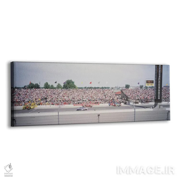 تابلو دکوراتیو جاده پیت، پیست اتومبیل رانی اینباوراپولیس موتور اسپیدوی… اثر پانورامیک ایمجز - نمای پرسپکتیو محصول
