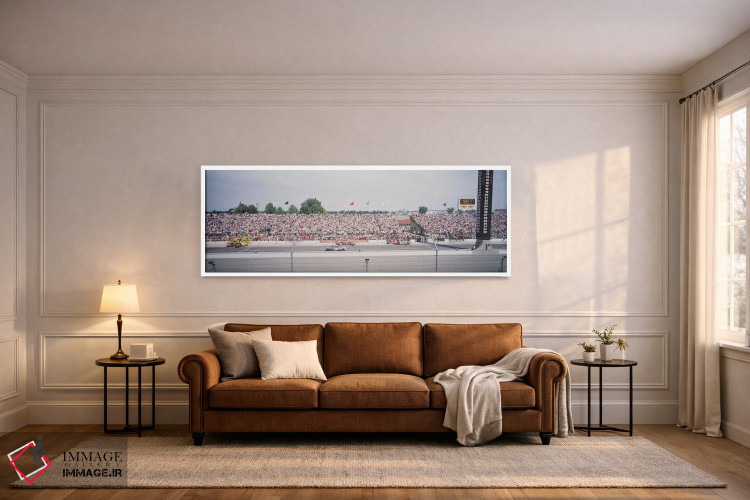 تابلو دکوراتیو جاده پیت، پیست اتومبیل رانی اینباوراپولیس موتور اسپیدوی… اثر پانورامیک ایمجز - D3W