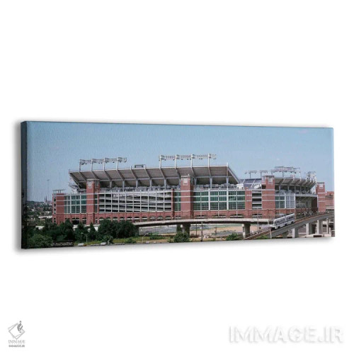 تابلو دکوراتیو تراموای کابلی که از کنار استادیوم می گذرد، استادیوم بان… اثر پانورامیک ایمجز - نمای پرسپکتیو محصول