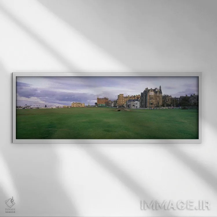 تابلو دکوراتیو پل سویلکن، دوره قدیمی، باشگاه گلف سلطنتی و باستانی سنت… اثر پانورامیک ایمجز - نمای قابدار سفید