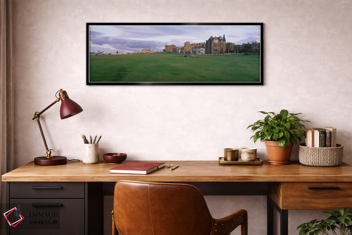 تابلو دکوراتیو پل سویلکن، دوره قدیمی، باشگاه گلف سلطنتی و باستانی سنت… اثر پانورامیک ایمجز - D4B