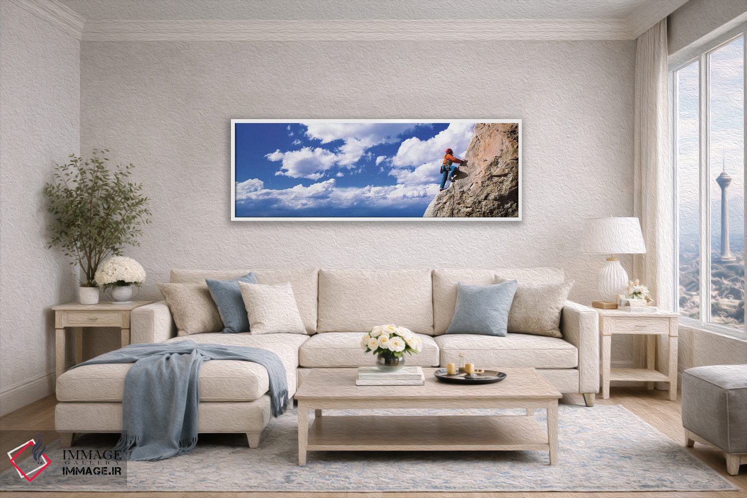 تابلو دکوراتیو صخره نوردی، پارک ملی گرند تتن، وایومینگ، ایالات متحده آ… اثر پانورامیک ایمجز - D4W