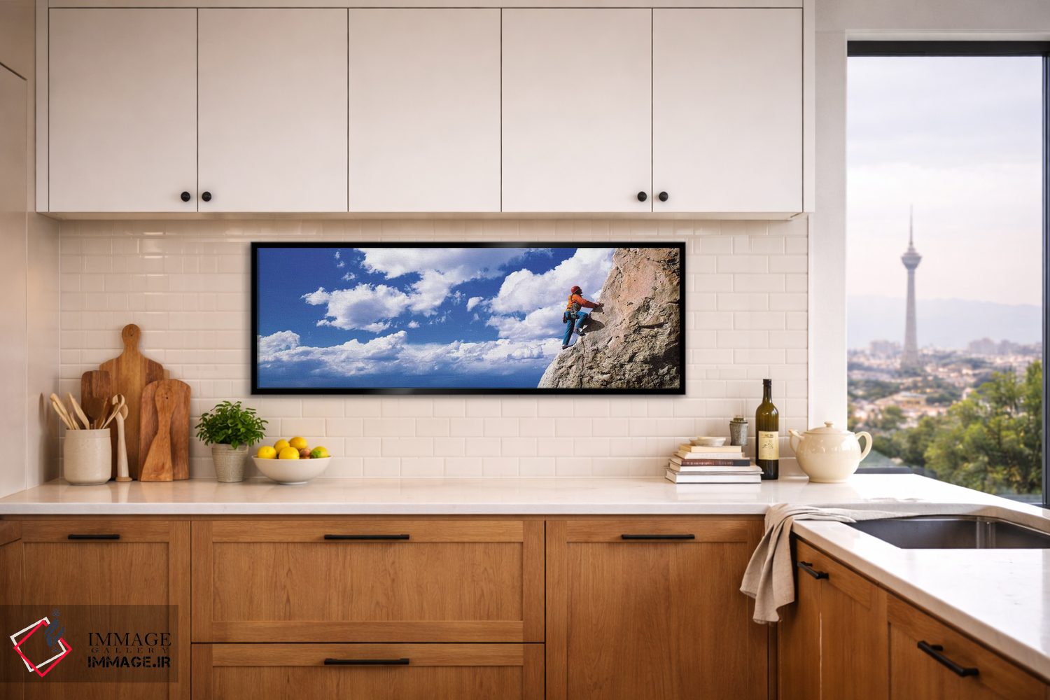 تابلو دکوراتیو صخره نوردی، پارک ملی گرند تتن، وایومینگ، ایالات متحده آ… اثر پانورامیک ایمجز - D5B