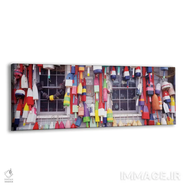 تابلو دکوراتیو ویترین فروشگاه، نیوکاسل، مین، ایالات متحده آمریکا اثر پانورامیک ایمجز - نمای پرسپکتیو محصول