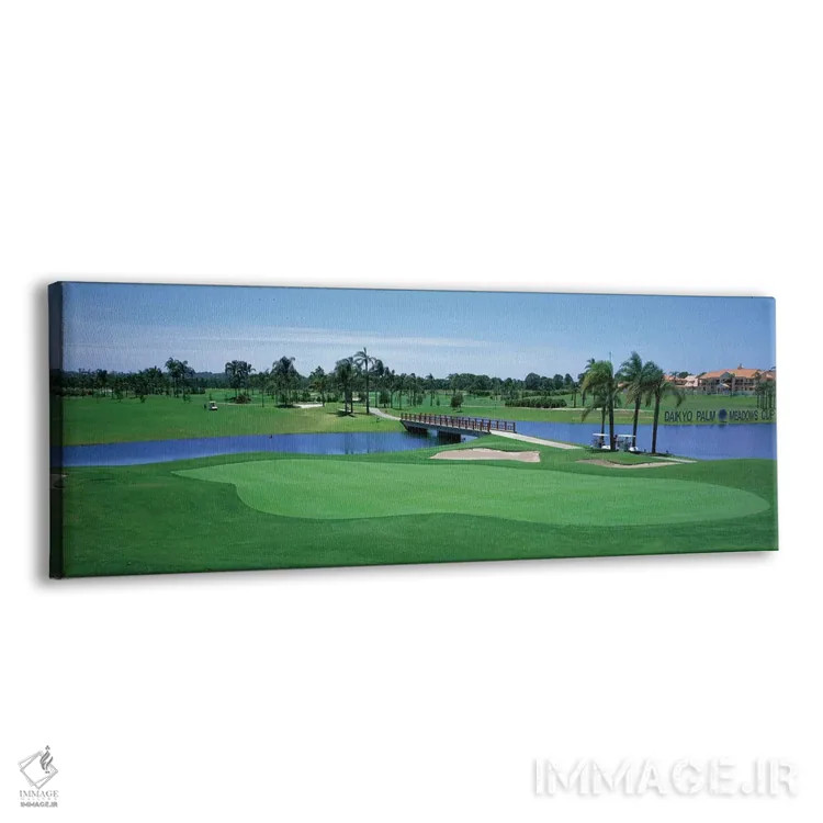 تابلو دکوراتیو زمین گلف، ساحل طلایی، کوئینزلند، استرالیا اثر پانورامیک ایمجز - نمای پرسپکتیو محصول