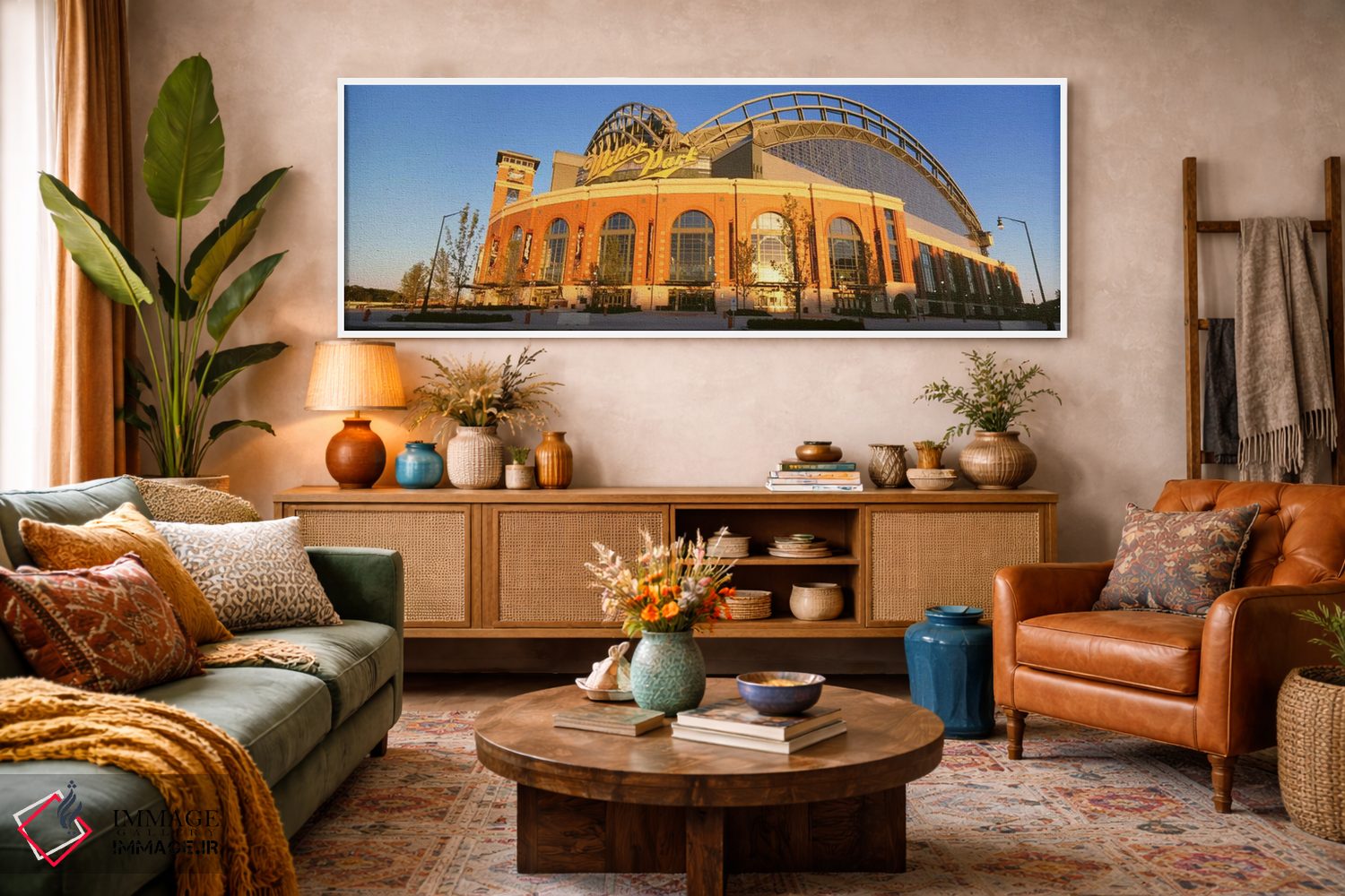 تابلو دکوراتیو پارک میلر، میلواکی، ویسکانسین، ایالات متحده آمریکا اثر پانورامیک ایمجز - D2W