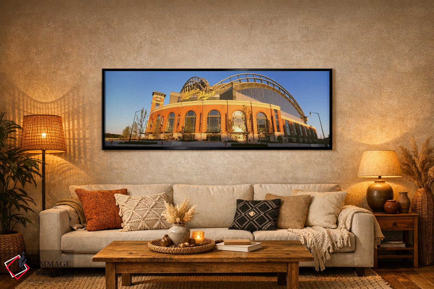 تابلو دکوراتیو پارک میلر، میلواکی، ویسکانسین، ایالات متحده آمریکا اثر پانورامیک ایمجز - D6B