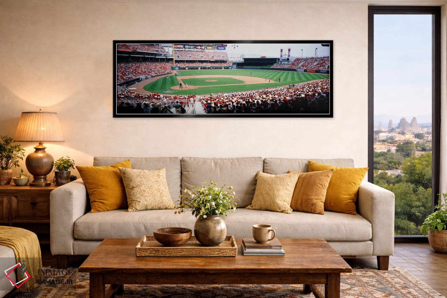 تابلو دکوراتیو استادیوم گریت امریکن بالپارک، سینسیناتی، اوهایو، ایالات… اثر پانورامیک ایمجز - D6B