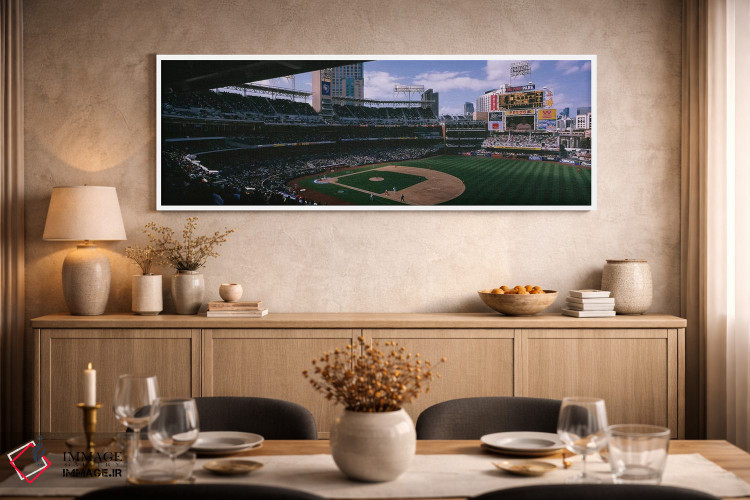 تابلو دکوراتیو کوبا مقابل جمهوری دومینیکن، مسابقات بیسبال جهانی، استاد… اثر پانورامیک ایمجز - D2W