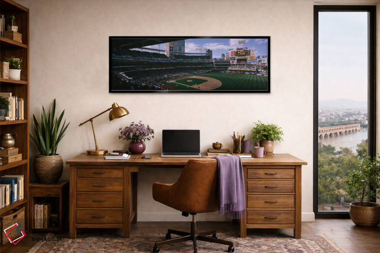 تابلو دکوراتیو کوبا مقابل جمهوری دومینیکن، مسابقات بیسبال جهانی، استاد… اثر پانورامیک ایمجز - D3B