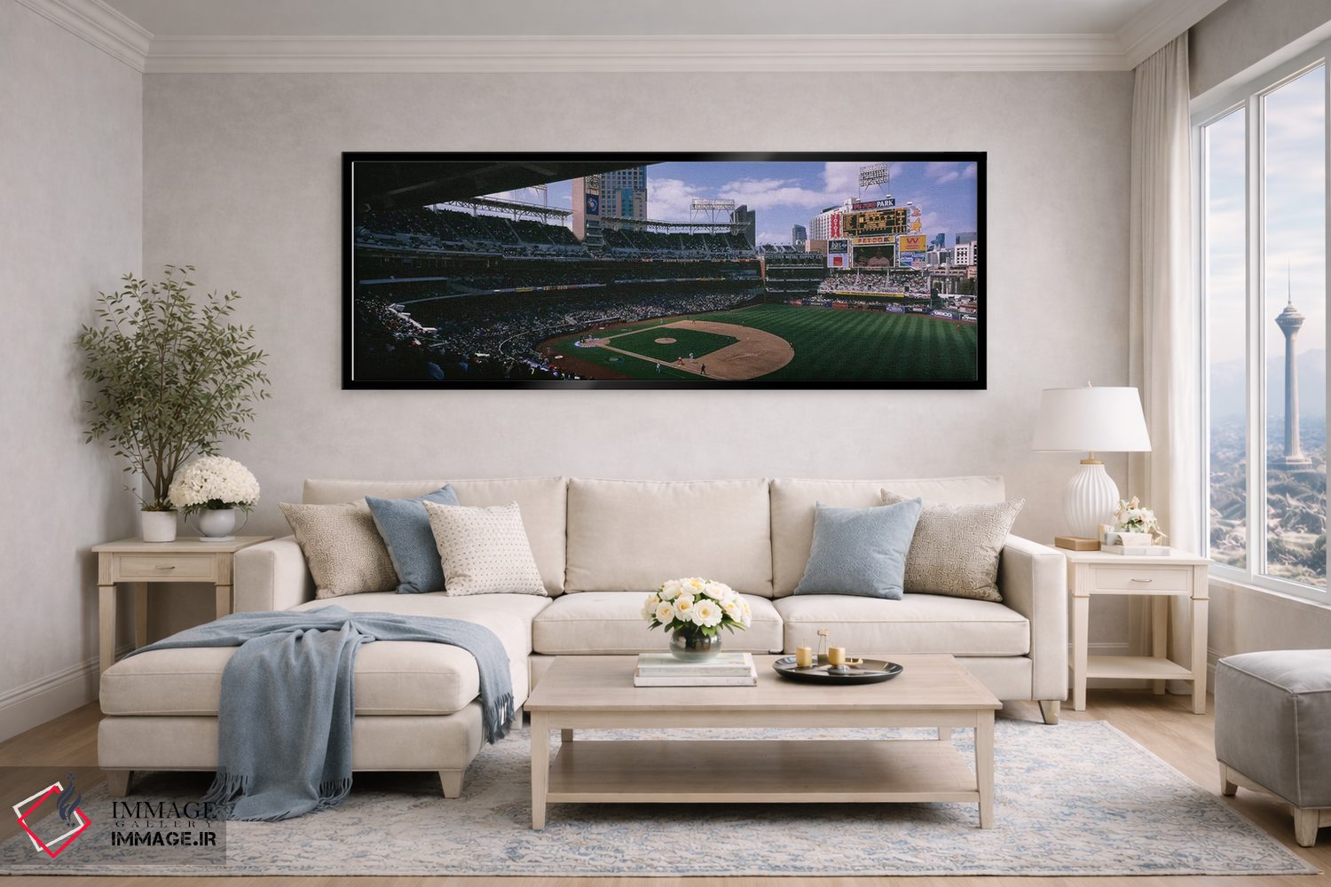 تابلو دکوراتیو کوبا مقابل جمهوری دومینیکن، مسابقات بیسبال جهانی، استاد… اثر پانورامیک ایمجز - D5B