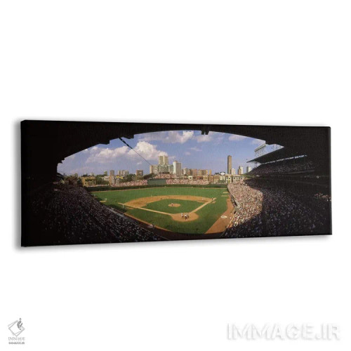 تابلو دکوراتیو تماشاگران در استادیوم، استادیوم وریگلی، شیکاگو کابز، شی… اثر پانورامیک ایمجز - نمای پرسپکتیو محصول