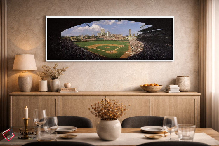 تابلو دکوراتیو تماشاگران در استادیوم، استادیوم وریگلی، شیکاگو کابز، شی… اثر پانورامیک ایمجز - D2W