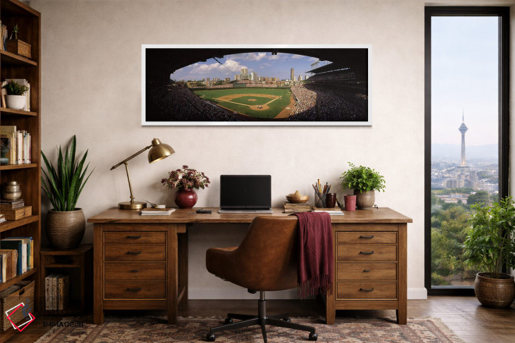 تابلو دکوراتیو تماشاگران در استادیوم، استادیوم وریگلی، شیکاگو کابز، شی… اثر پانورامیک ایمجز - D1W