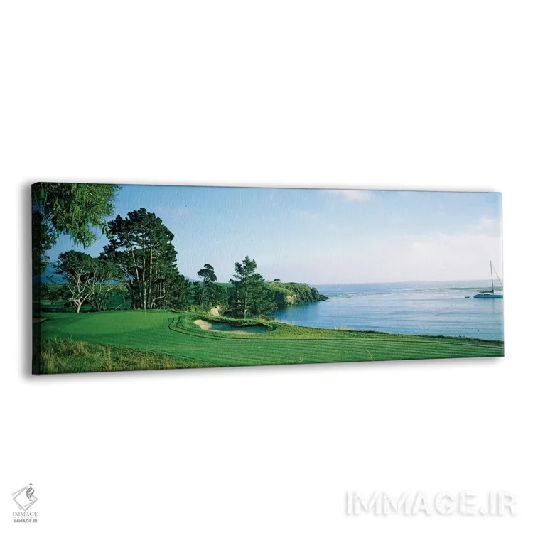 تابلو دکوراتیو زمین گلف پبل بیچ، پبل بیچ، شهرستان مونتری، کالیفرنیا، ا… اثر پانورامیک ایمجز - نمای پرسپکتیو محصول