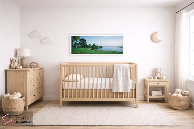 تابلو دکوراتیو زمین گلف پبل بیچ، پبل بیچ، شهرستان مونتری، کالیفرنیا، ا… اثر پانورامیک ایمجز - D5W