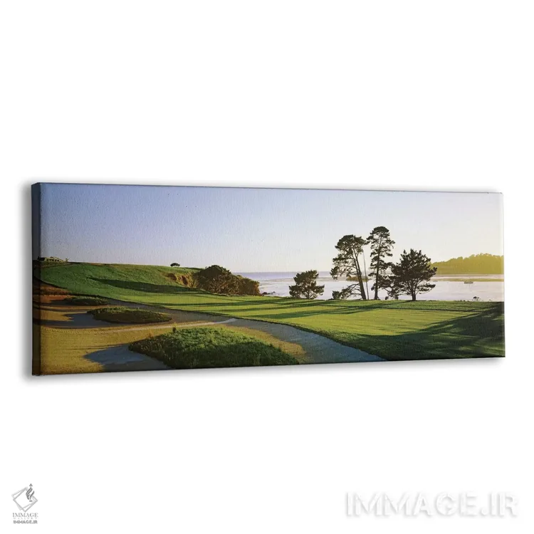 تابلو دکوراتیو زمین گلف پبل بیچ ۴، پبل بیچ، شهرستان مونتری، کالیفرنیا… اثر پانورامیک ایمجز - نمای پرسپکتیو محصول