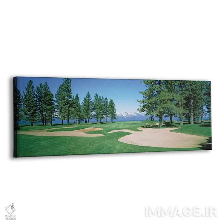 تابلو دکوراتیو تله های شن در زمین گلف، زمین گلف ادج وود تاهو، استات لا… اثر پانورامیک ایمجز - نمای پرسپکتیو محصول