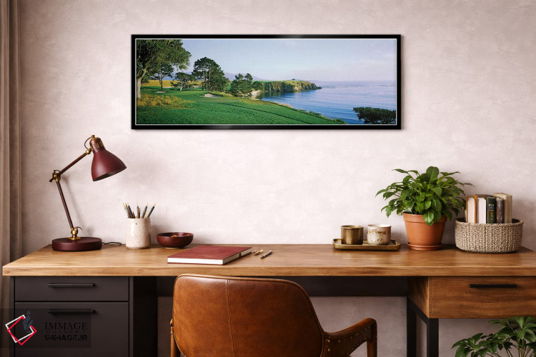 تابلو دکوراتیو زمین گلف پبل بیچ ۳، پبل بیچ، شهرستان مونتری، کالیفرنیا… اثر پانورامیک ایمجز - D4B