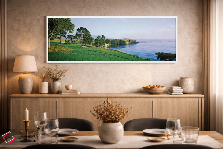 تابلو دکوراتیو زمین گلف پبل بیچ ۳، پبل بیچ، شهرستان مونتری، کالیفرنیا… اثر پانورامیک ایمجز - D2W