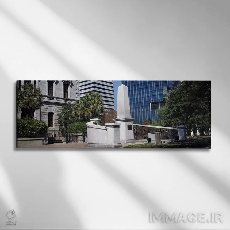 تابلو دکوراتیو بنای یادبود تاریخ آفریقایی-آمریکایی، ساختمان ایالتی کار… اثر پانورامیک ایمجز - نمای روبهرو روی دیوار