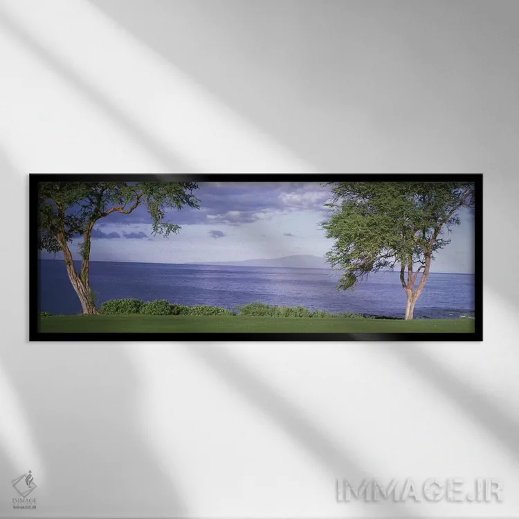 تابلو دکوراتیو Makena, Maui, Hawai'i, USA" - "زمین گلف ماکنا VI، ماکنا… اثر پانورامیک ایمجز - نمای قابدار مشکی