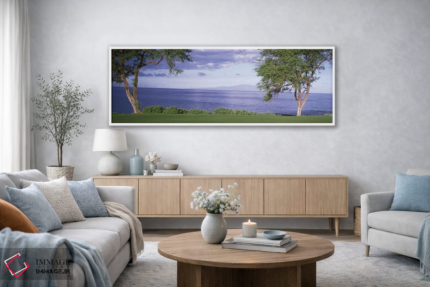 تابلو دکوراتیو Makena, Maui, Hawai'i, USA" - "زمین گلف ماکنا VI، ماکنا… اثر پانورامیک ایمجز - D3W