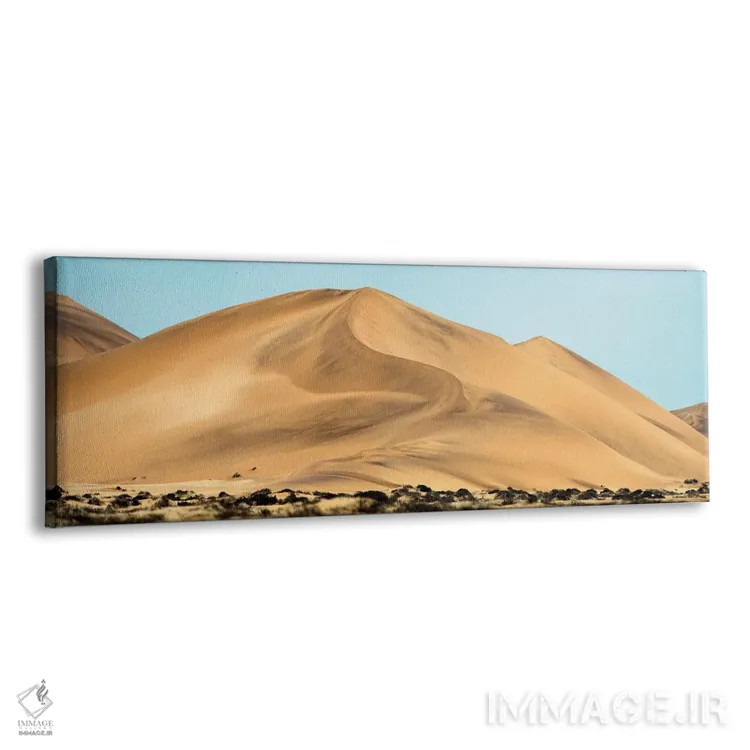 تابلو دکوراتیو Walvis Bay, Namibia" - "منظر بیابانی، خلیج والویس، نامی… اثر پانورامیک ایمجز - نمای پرسپکتیو محصول