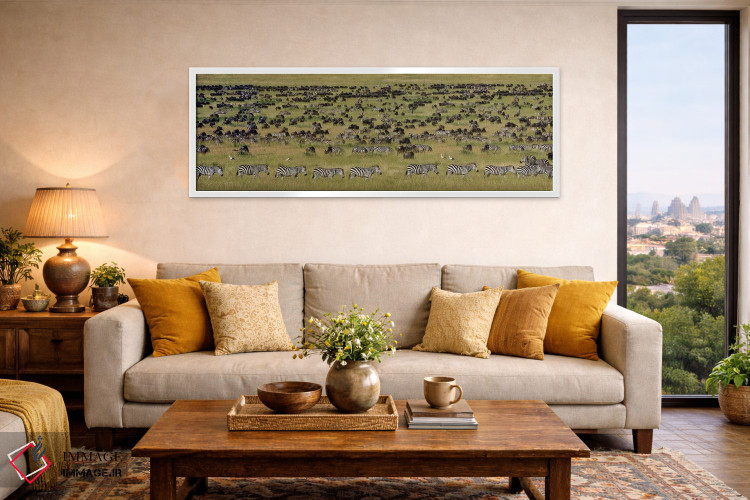 تابلو دکوراتیو Serengeti National Park, Tanzania" - "مهاجرت بزرگ I، پا… اثر پانورامیک ایمجز - D4W