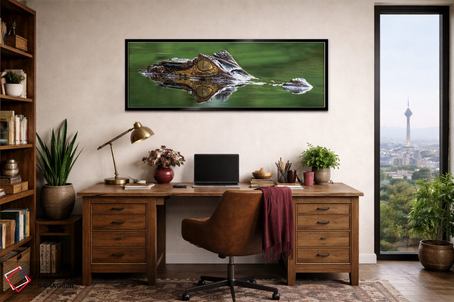 تابلو دکوراتیو Costa Rica" - "کایمان عینکی، کاستاریکا" اثر پانورامیک ایمجز - D2B