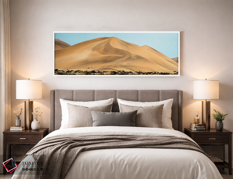 تابلو دکوراتیو Walvis Bay, Namibia" - "منظر بیابانی، خلیج والویس، نامی… اثر پانورامیک ایمجز - D2W