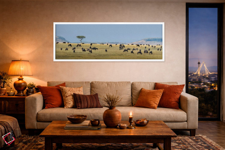 تابلو دکوراتیو Serengeti National Park, Tanzania" - "مهاجرت بزرگ II، پ… اثر پانورامیک ایمجز - D4W
