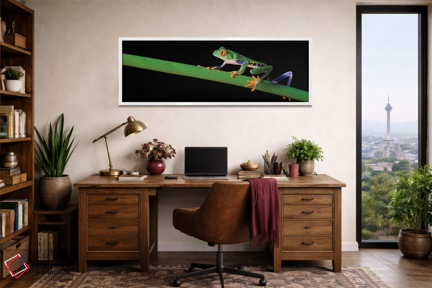 تابلو دکوراتیو Costa Rica" - "قورباغه درختی چشم قرمز، کاستاریکا" اثر پانورامیک ایمجز - D1W
