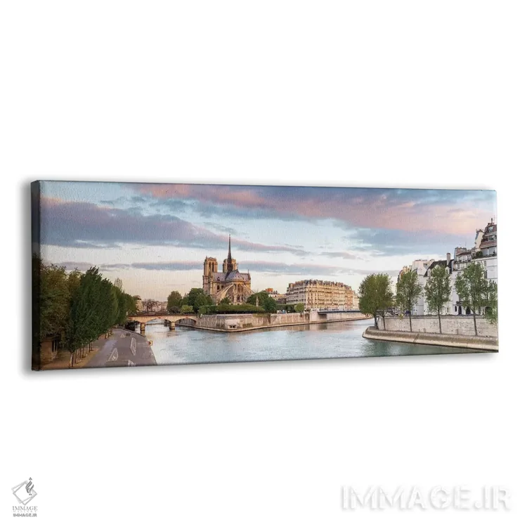 تابلو دکوراتیو Paris, Ile-de-France, France" - "کلیسای نوتردام پاریس… اثر پانورامیک ایمجز - نمای پرسپکتیو محصول