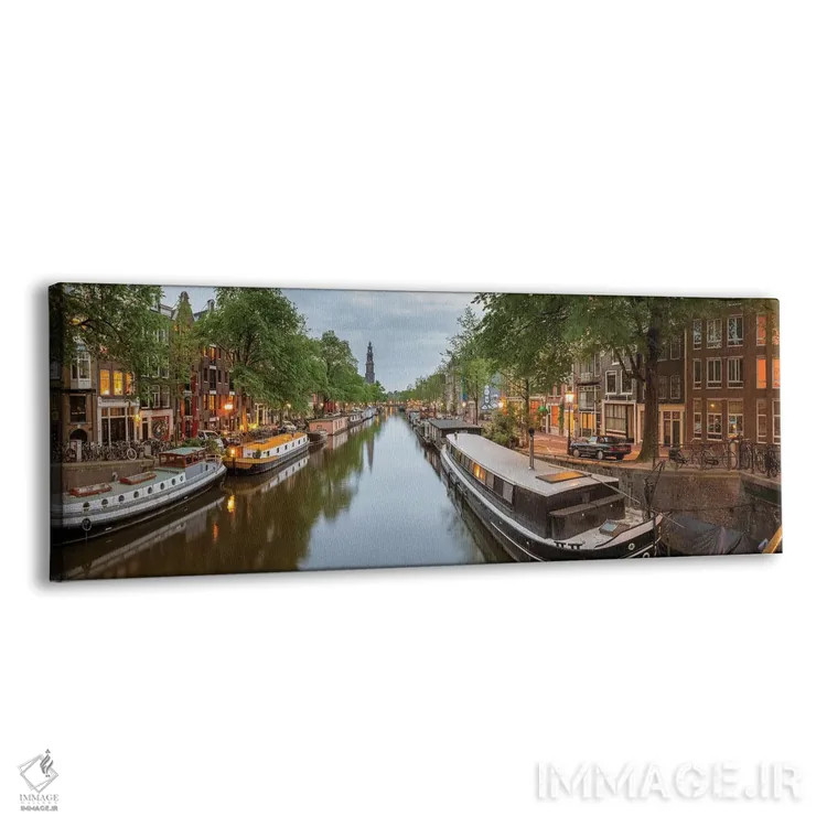 تابلو دکوراتیو Amsterdam, North Holland Province, Netherlands" - "کانا… اثر پانورامیک ایمجز - نمای پرسپکتیو محصول