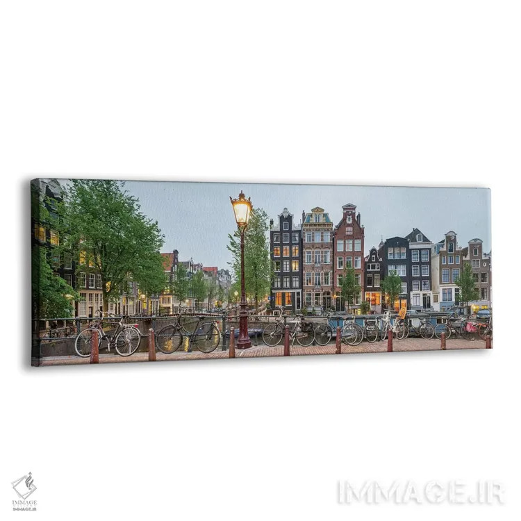 تابلو دکوراتیو Amsterdam, North Holland Province, Netherlands" - "منظر… اثر پانورامیک ایمجز - نمای پرسپکتیو محصول