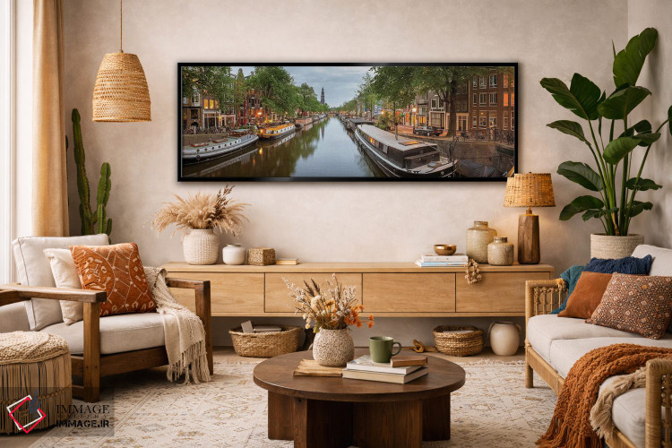 تابلو دکوراتیو Amsterdam, North Holland Province, Netherlands" - "کانا… اثر پانورامیک ایمجز - D2B