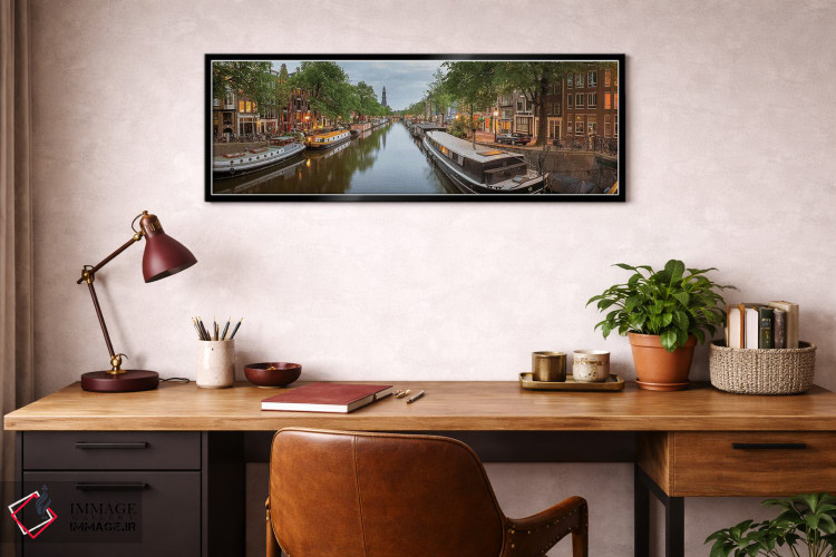 تابلو دکوراتیو Amsterdam, North Holland Province, Netherlands" - "کانا… اثر پانورامیک ایمجز - D3B