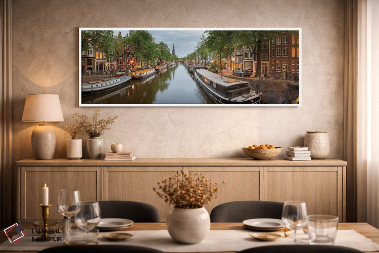 تابلو دکوراتیو Amsterdam, North Holland Province, Netherlands" - "کانا… اثر پانورامیک ایمجز - D1W