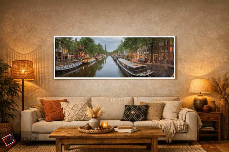 تابلو دکوراتیو Amsterdam, North Holland Province, Netherlands" - "کانا… اثر پانورامیک ایمجز - D5W